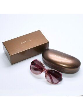 Gucci Sunglasses Eyewear S Horsebit Pink Silver